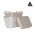 Strucket 4.5L Mini Strainer Bucket with Lid - Sand/White